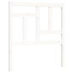 vidaXL Cadre de lit sans matelas blanc bois de pin massif