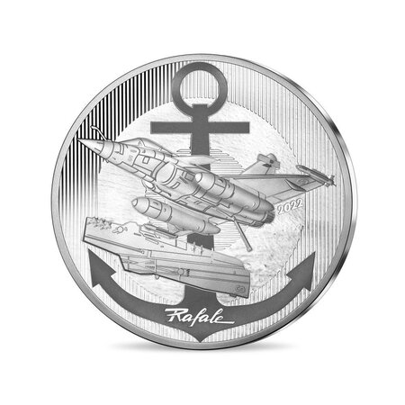 Rafale marine - monnaie de 50€ argent
