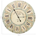 vidaXL Horloge murale Multicolore 60 cm MDF