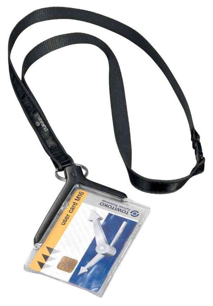 Badge CARD HOLDER DELUXE  avec porte-carte Paquet 10 DURABLE