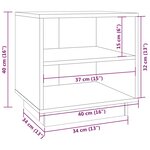 Vidaxl tables de chevet 2pièces marron miel 40x34x40cm bois de pin solide
