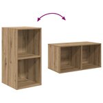 vidaXL Ensemble meuble TV 4 Pièces chêne artisanal 37 x 37 x 72 cm