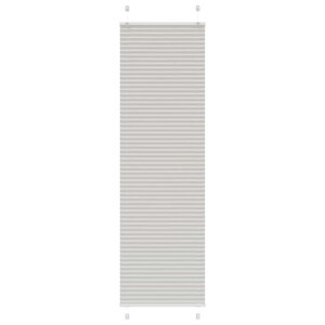 vidaXL Store plissé gris clair 60x200 cm largeur du tissu 59 4 cm
