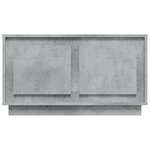 vidaXL Meuble TV gris béton 80x35x45 cm bois d'ingénierie