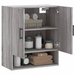 vidaXL Armoire murale sonoma gris 60x31x70 cm bois d'ingénierie