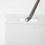 Lot de 1000 sachets plastiques à fermeture zip 70x100mm avec trou de suspension