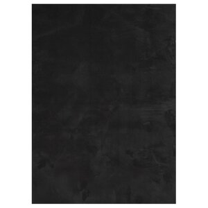 vidaXL Tapis HUARTE à poils courts doux et lavable noir 140x200 cm