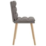 vidaXL Chaises à manger lot de 6 taupe tissu