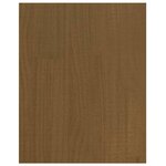 vidaXL Meuble TV Marron miel 70x33x42 cm Bois de pin massif