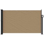 vidaXL Auvent latéral rétractable taupe 120x500 cm