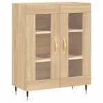 vidaXL Buffet chêne sonoma 69 5x34x90 cm bois d'ingénierie