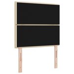 vidaXL Tête de Lit Design Lignes Crème 100 cm Tissu