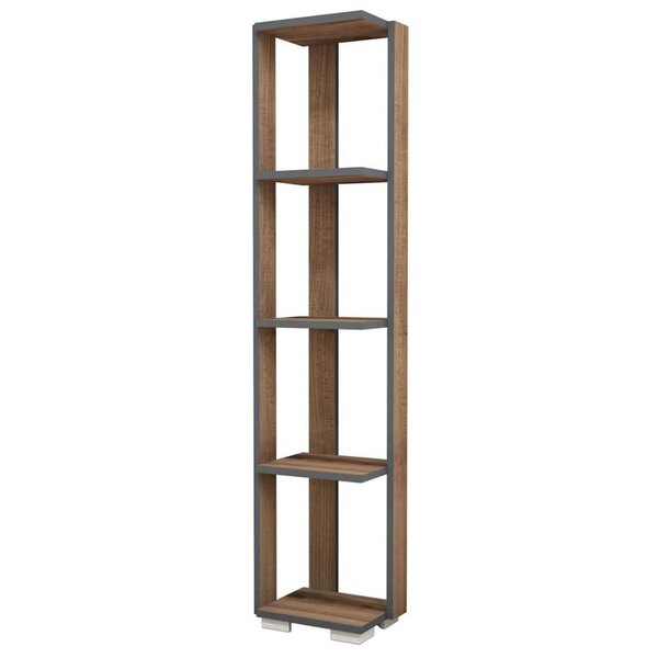 Homemania Bibliothèque Nicol 33 6x25 8x153 cm Noyer