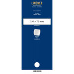 Bandes double soudure 210 x 72 mm pour timbres-poste. Fond - Transparent
