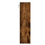 vidaXL Armoire à vitrine chêne fumé 100x15x58 cm bois d'ingénierie
