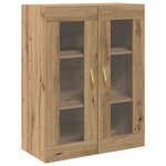 vidaXL Haut Armoire 2 Pièces Chêne artisanal Bois d'ingénierie