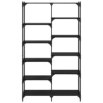 vidaXL Étagère Chêne noir 100 x 32 x 170 cm Bois d'ingénierie