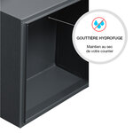 Boite aux lettre  Allure compact gris anthracite 7016M