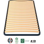 Sommier 90 x 190 cm - Acier Bleu nuit