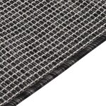 vidaXL Tapis à tissage plat d'extérieur 80x150 cm Gris