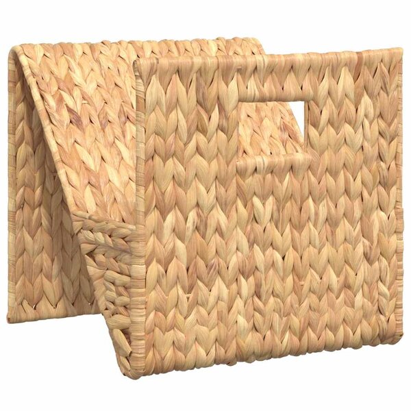 vidaXL Porte-revue 31 x 31 x 31 cm Jacinthe d'eau