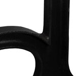vidaXL Pied de table base 2 Pièces Base voûtée Cadre en A Fonte