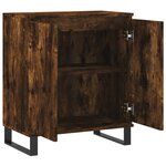 vidaXL Buffet Chêne fumé 60x35x70 cm Bois d'ingénierie