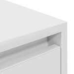 vidaXL Meuble TV blanc 188 5x41x50 cm bois d'ingénierie