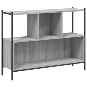 vidaXL Bibliothèque sonoma gris 102x28x77 5 cm bois d'ingénierie