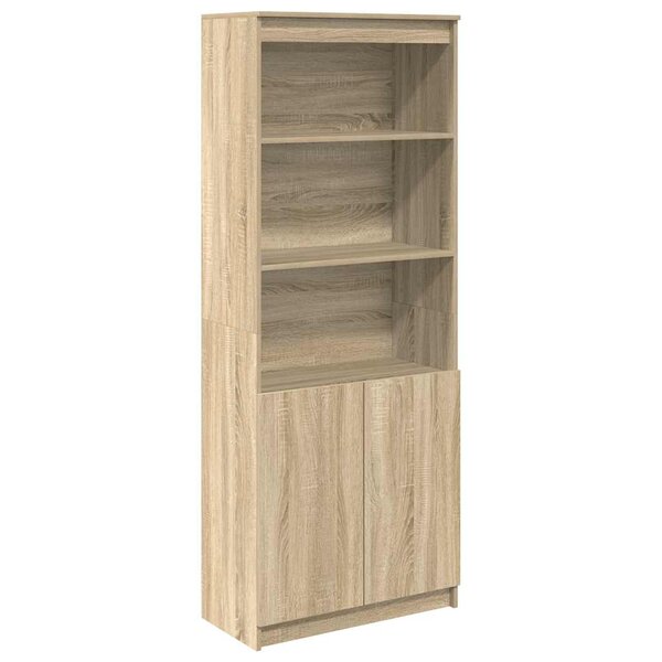 vidaXL Buffet haut chêne sonoma 70x35x180 cm bois d'ingénierie