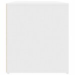 vidaXL Armoire d'angle blanc 200x40x45 cm bois d’ingénierie