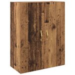 vidaXL Meuble mural Bois ancien 69 5 x 34 x 90 cm Bois d'ingénierie