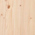 vidaXL Tête de lit murale 127 5x3x60 cm Bois massif de pin