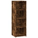 vidaXL Buffet chêne fumé 40x41x124 cm bois d'ingénierie