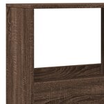 vidaXL Cloison de séparation chêne marron bois d'ingénierie