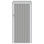 vidaXL Abri de jardin Gris 87x98x159 cm Acier galvanisé