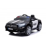 Voiture de police electrique mercedes benz sl500 (2x40w) marche av/ar  phares  musique  klaxon et télécommande parentale