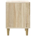 vidaXL Cabinet de chevet 2 Pièces Chêne Sonoma 43 x 34 5 x 48 cm