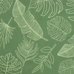 vidaXL Coussin de palette motif de feuilles 70x40x12 cm tissu