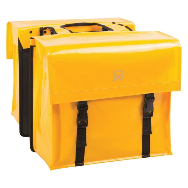 Willex sacoches de vélo bâche 40 l jaune 14127