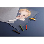 Bloc Pastelmat n°4 18x24 12F 360g bleu clair-bleu foncé- lie de vin et sable CLAIREFONTAINE