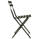 vidaXL Chaise de jardin pliante Pliant 2 Pièces Vert 42 x 46 x 82cm Acier