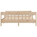 vidaXL Cadre de lit sans matelas 180x200 cm bois massif de pin