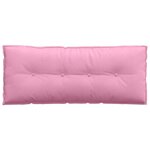 vidaXL Coussin de Dos Rose 120 x 19 x 50 cm tissu