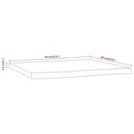 vidaXL Dessus de table 60x60x2 5 cm carré bois massif acacia