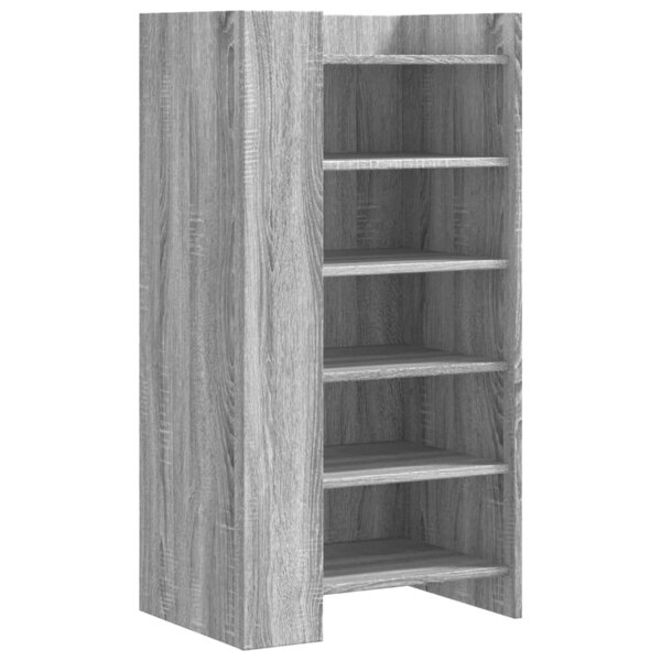 vidaXL Armoire à chaussures sonoma gris 52x37 5x100 cm