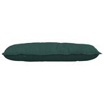 vidaXL Coussin de Dos Vert foncé 100 x 19 x 50 cm tissu