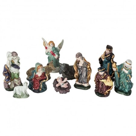 Féerie Christmas Kit de 11 Santons pour Crèche de Noël