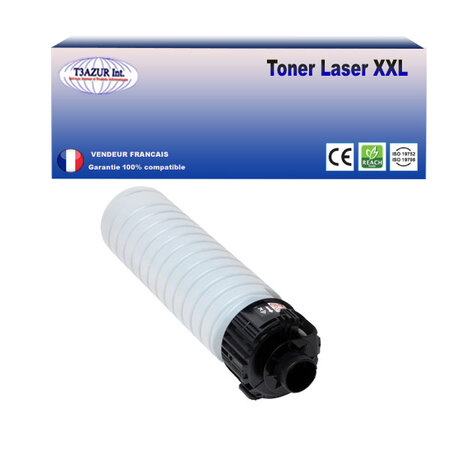 Toner compatible avec ricoh aficio mp6000  mp6054sp  mp6054zsp  mp6055  -24 000 pages - t3azur