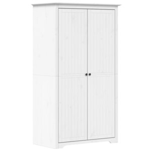 vidaXL Garde-robe BODO blanc 99x53 5x173 cm bois massif de pin